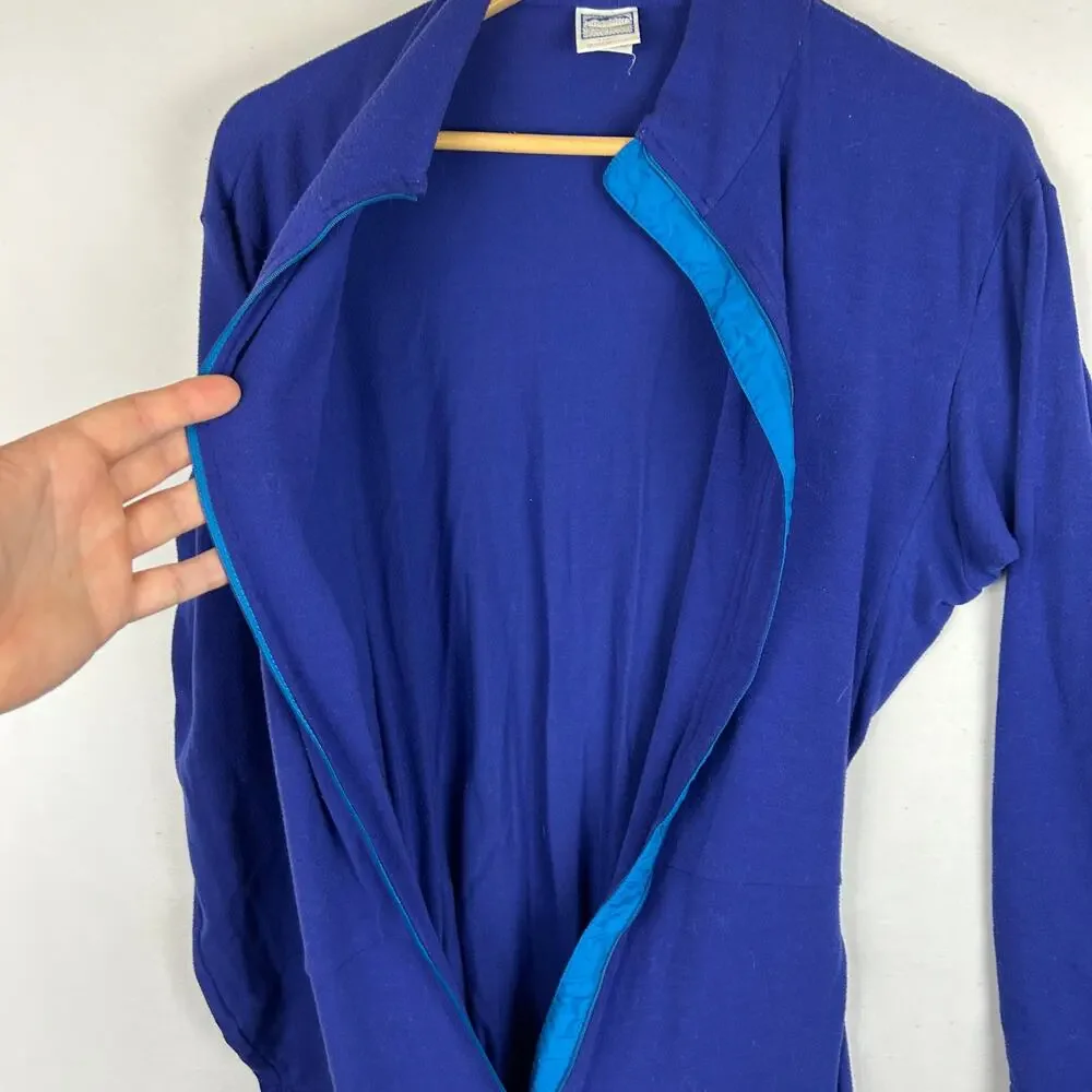 Patagonia Capilene Union Suit Full Body Long Johns Made in USA Blue Men's Size L